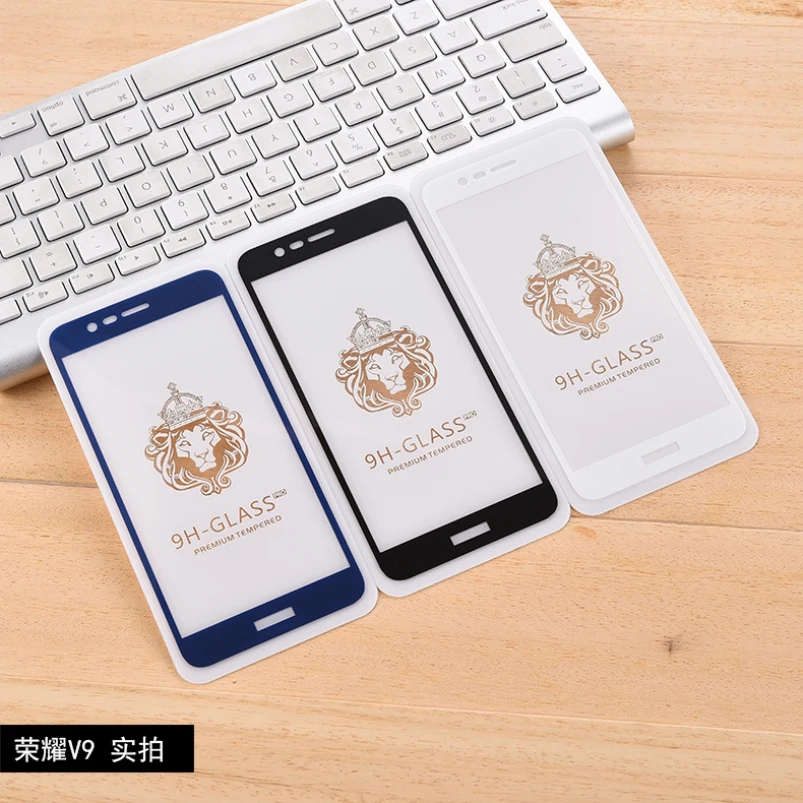 3D enhanced tempered glass for Huawei honor V9 screen protector 8 pro prime 5.7&quot huawei 8pro film | Мобильные телефоны и