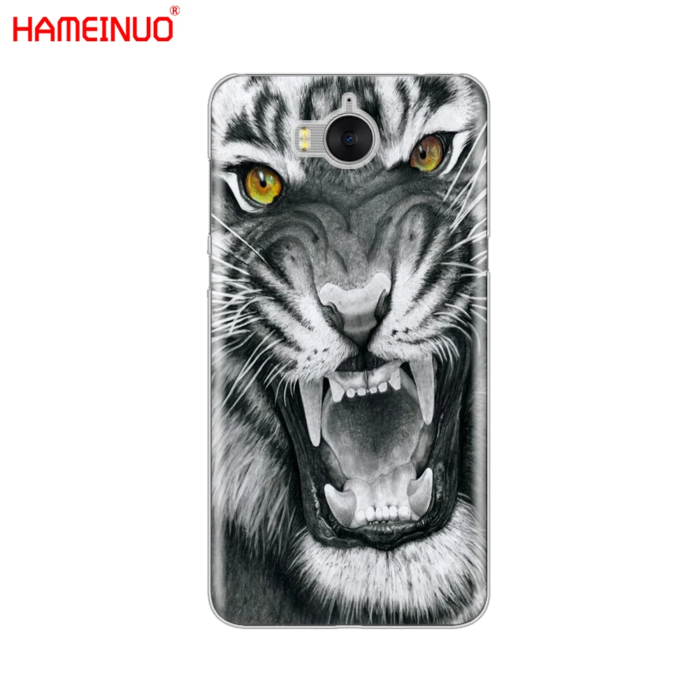 HAMEINUO чехол для сотового телефона с русским медведем тигром львом huawei honor 3C 4A 4X 4C 5X 6