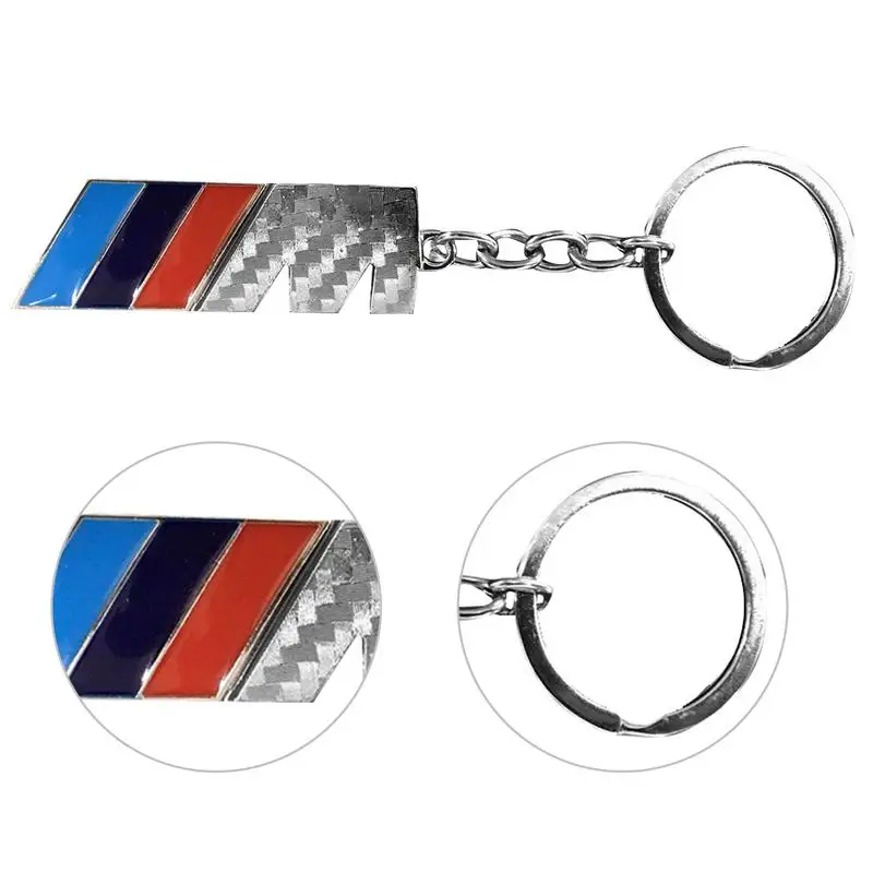 Car Metal Three-color Sports Key Chain Keychain Alloy Ring Sport Shape Auto Styling Accessories For Christmas Gift | Автомобили и