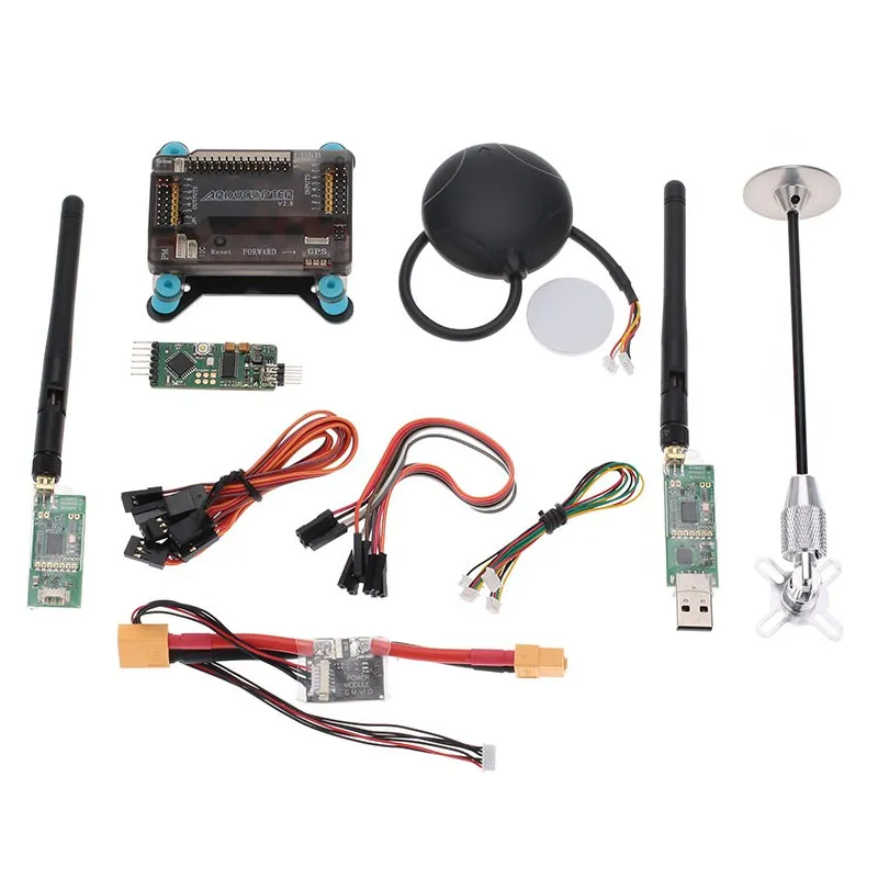 FPV система APM Контроллер полета набор 2 8 UBLOX 6M GPS с компасом и MinimOSD Mavlink OSD 3DR радио