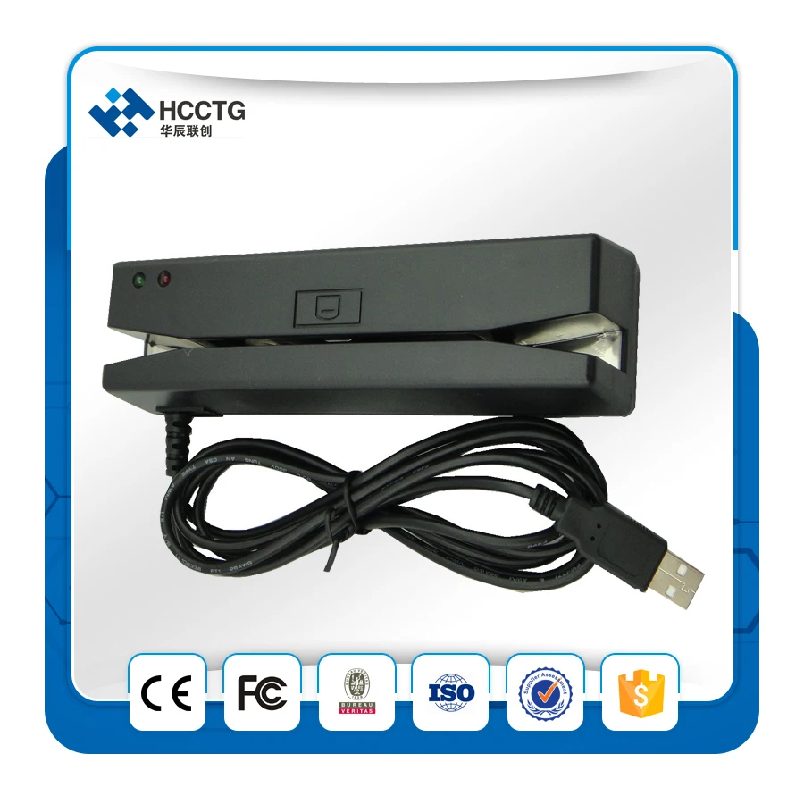 Лидер продаж дешевый считыватель магнитных карт Track123 Usb MSR скиммер HCC720|card reader|magnetic
