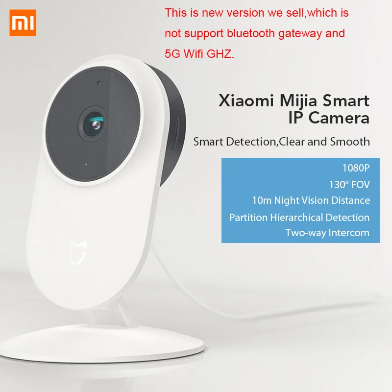 2018 новая версия Xiaomi Mijia камера для персонального компьютера 1080 P 2.4g WiFi 130 Широкий