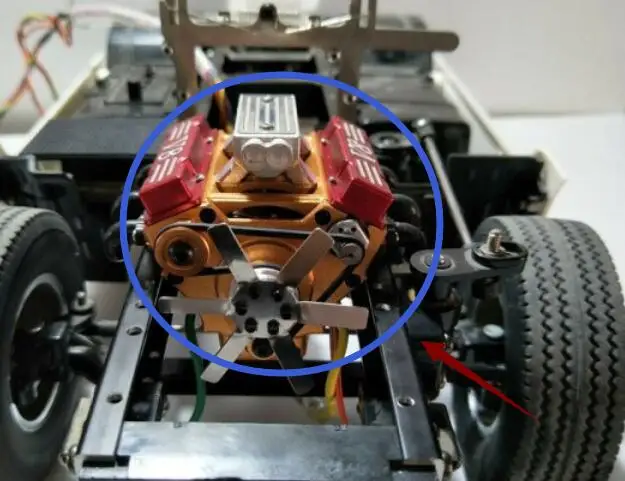 V8 коробка передач для RC4WD D90 D110 G2 1/10 cross hsp SCX10 ffraxas TRX4 Tamiya 1/14 трактор Скания benz man TGX