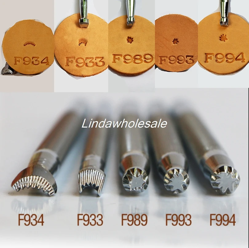 Herramientas de impresi&oacute;n para tallado de cuero F934, herramienta de cuero, Sello de cuero-0