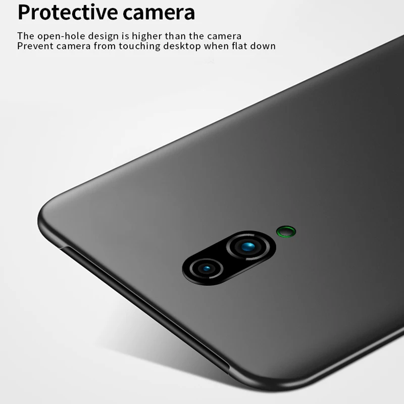 Ultra Slim Hard PC Case For OPPO Reno 10x Zoom Phone Cover Matte Plastic Finger Ring Holder for Stardard shockproof |