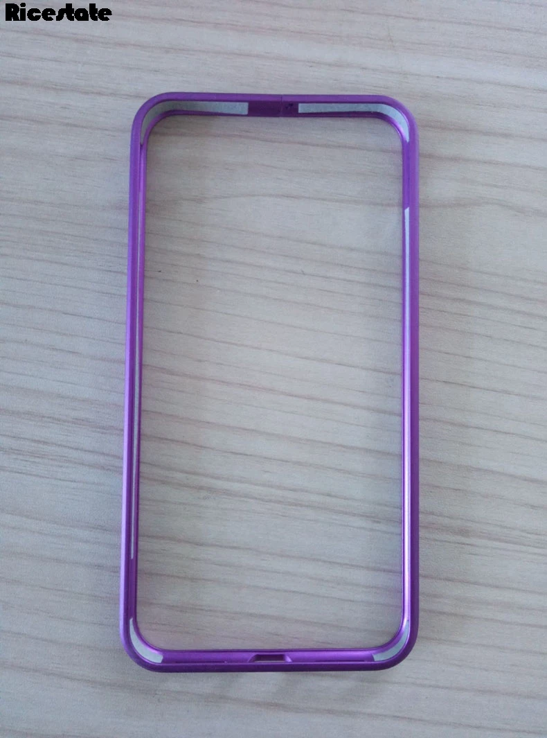 Фиолетовый Роскошный Алюминиевый Чехол для iphone 5 5S 6 6S 7 8 Plus Bumber чехол для iphone X XR XS MAX жесткая металлическая рамка - Цвет: Фиолетовый
