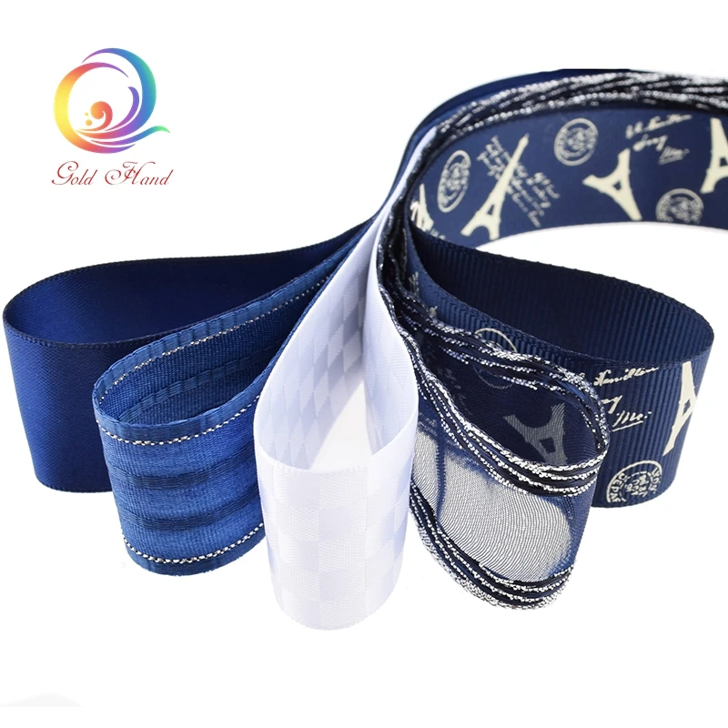 Высокое качество темно Буле серии ленты для Diy ручной работы подарок ремесло