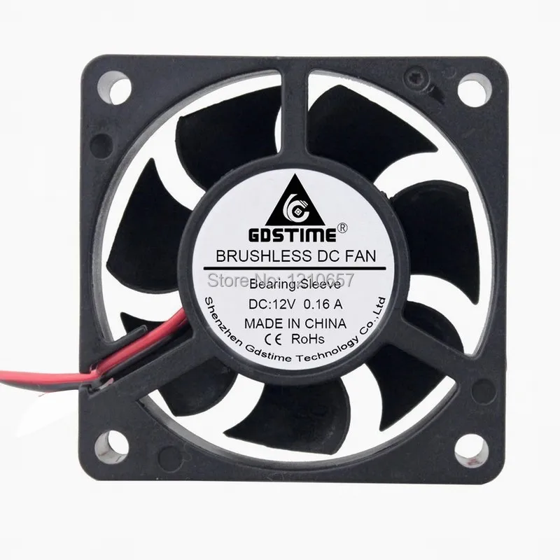 2 шт./партия Охлаждающие вентиляторы 6020 60 х20 мм DC 12 В контакта|fan convector|fan iphoneheatsink