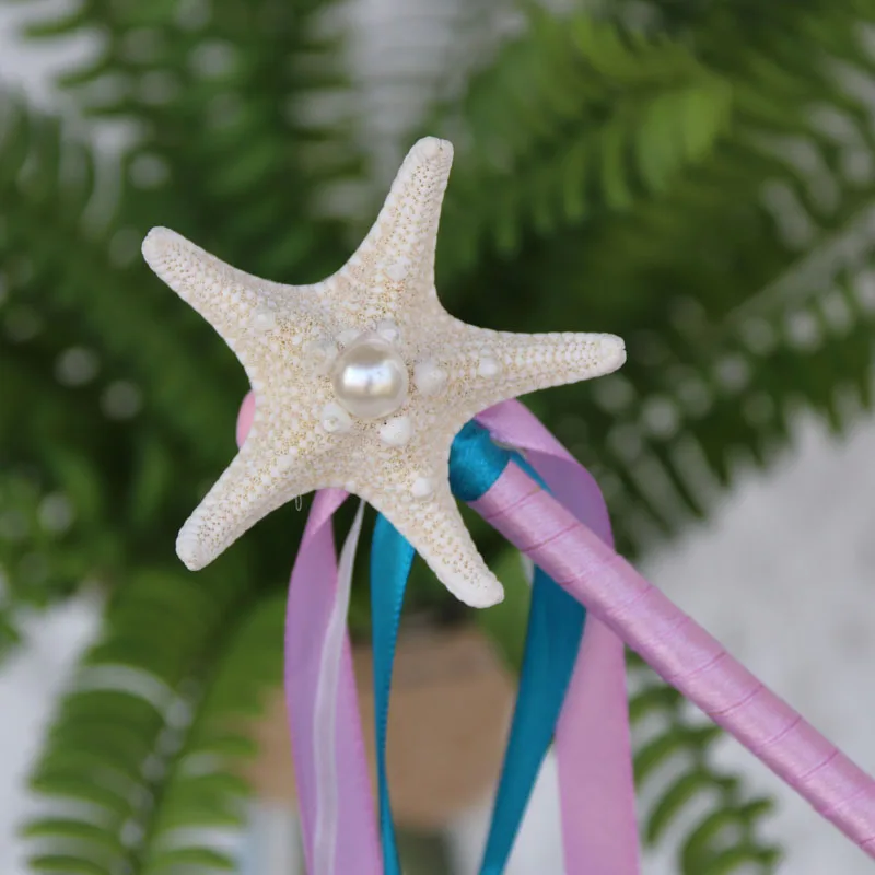 Бесплатная доставка (10 шт./лот) лента с морскими звездами палочки из натуральной