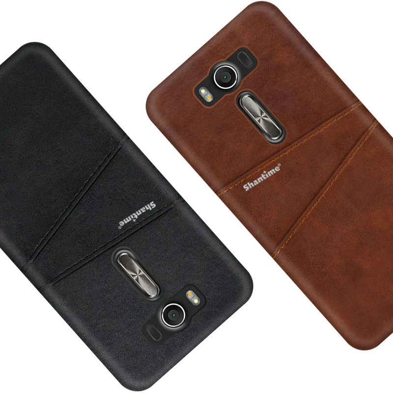 Роскошные Винтаж кожа задняя крышка для Asus Zenfone 3 ZE520KL чехол телефона ZE552KL слот