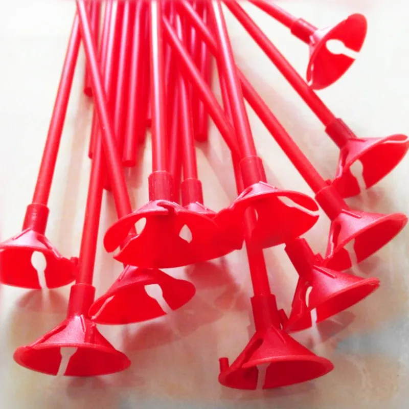 Высококачественные палочки для воздушных шаров 100 шт./лот красные желтые зеленые