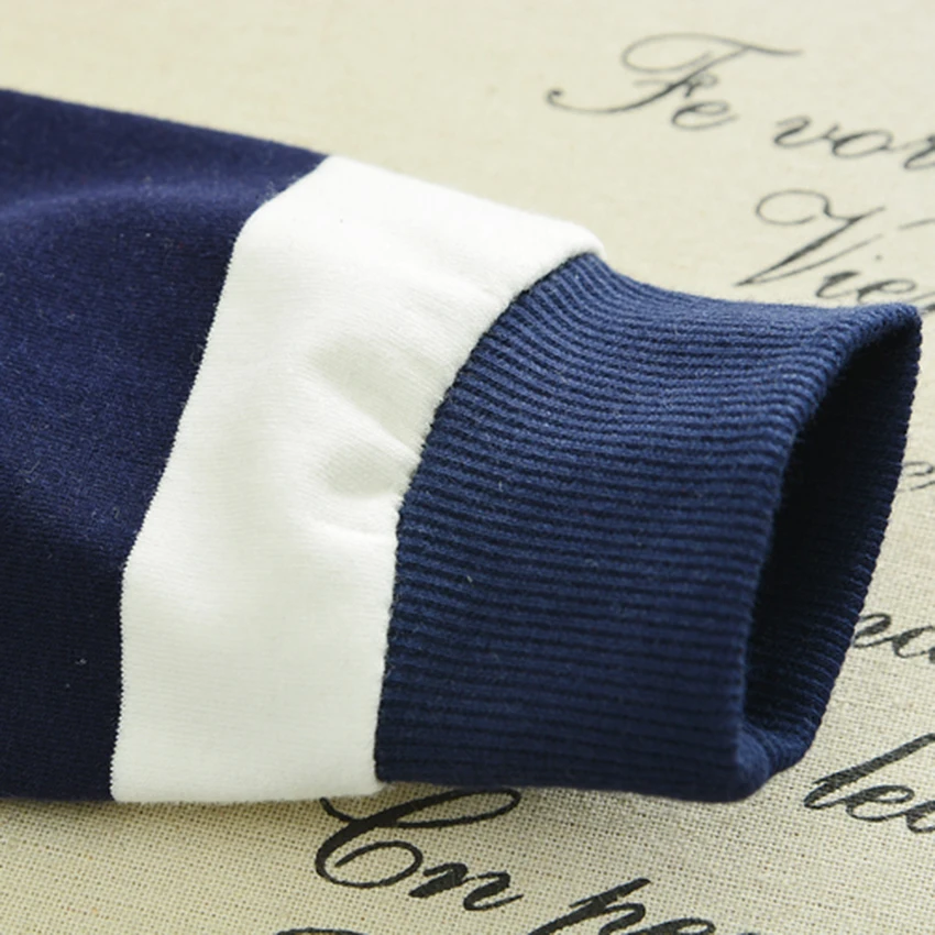 

Belababy Clothing Sets Spring Style Kids Clothing Sets Long Sleeve Cartoon Bear Striped T-shirt+Pants 2Pc For Children Clothing