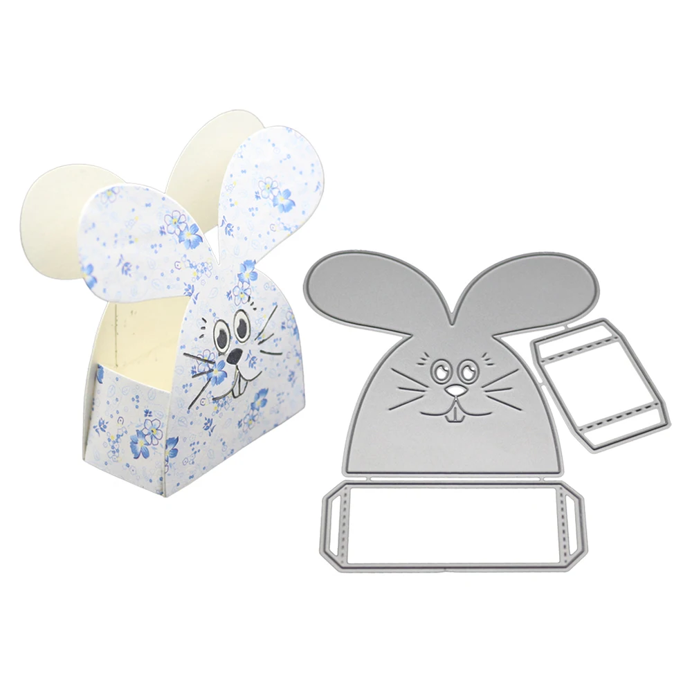 Коробка для конфет с кроликом металлические режущие формы скрапбукинга поделки