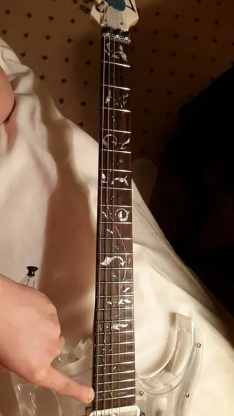 JOE SATRIANI акриловая электрогитара с ST образным вырезом и подсветкой|guitar puzzles|guitar