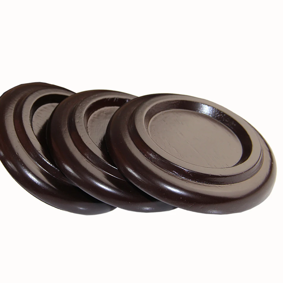 Коврики для фортепиано/темно-коричневые акриловые чашки из цельного дерева