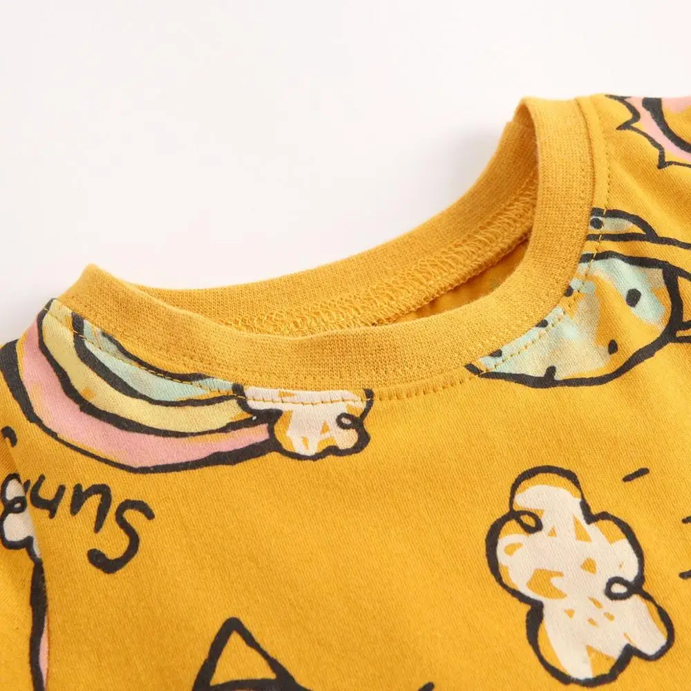 Платье для маленьких девочек 2019 г. летнее платье с короткими рукавами из 100%