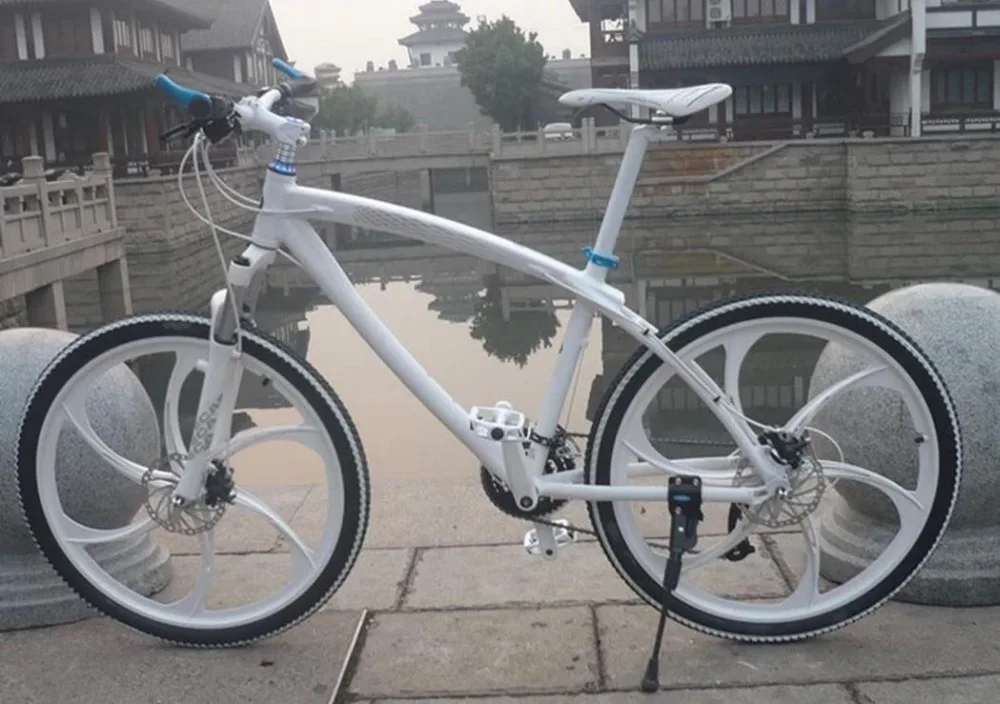 Горный велосипед bicicleta для женщин 26*17 дюймов шина из алюминиевого сплава езды по