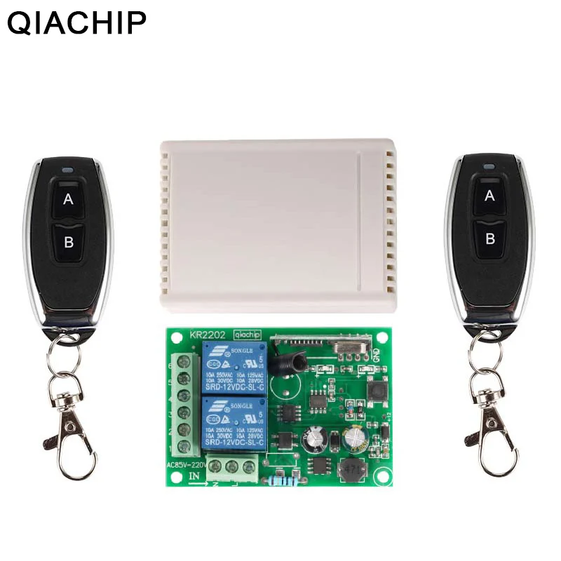 QIACHIP 433 Mhz универсальный Беспроводной удаленного Управление переключатель AC 250 V 110
