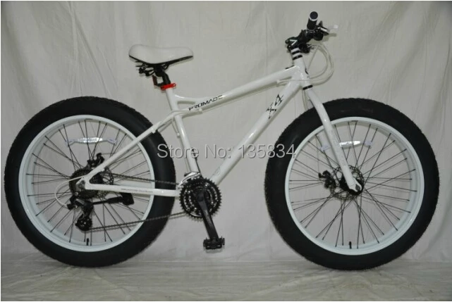 24 скорости снег дорожный велосипед пляж Bicicleta 26 x 19 супер широкий лежа шина 4 0
