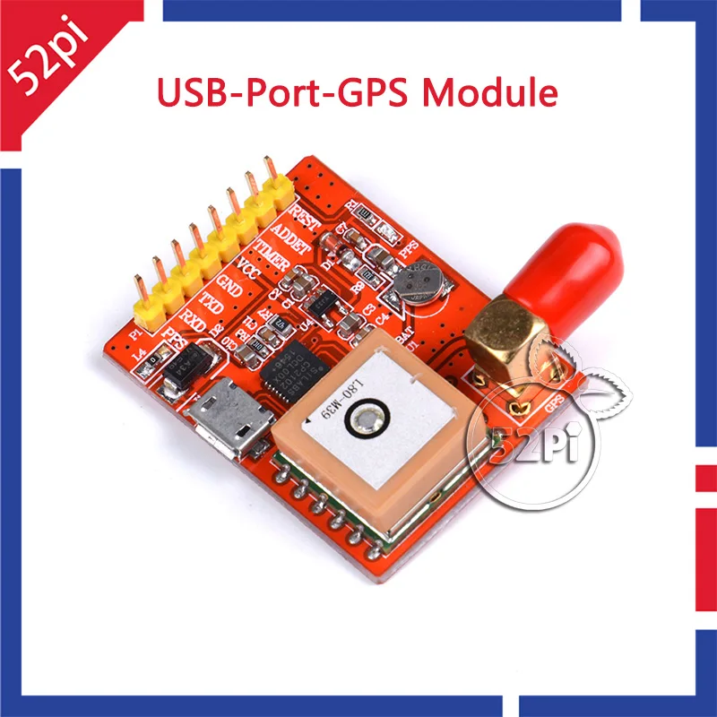 USB конвертер 52Pi в GPS порт модуль для Raspberry Pi 3 Model B / 2 B|usb to|usb to gpsusb usb |
