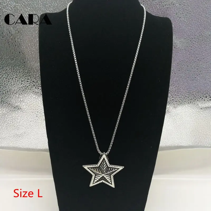 Новое поступление 2019 мужское винтажное модное ожерелье в стиле панк 5 точек