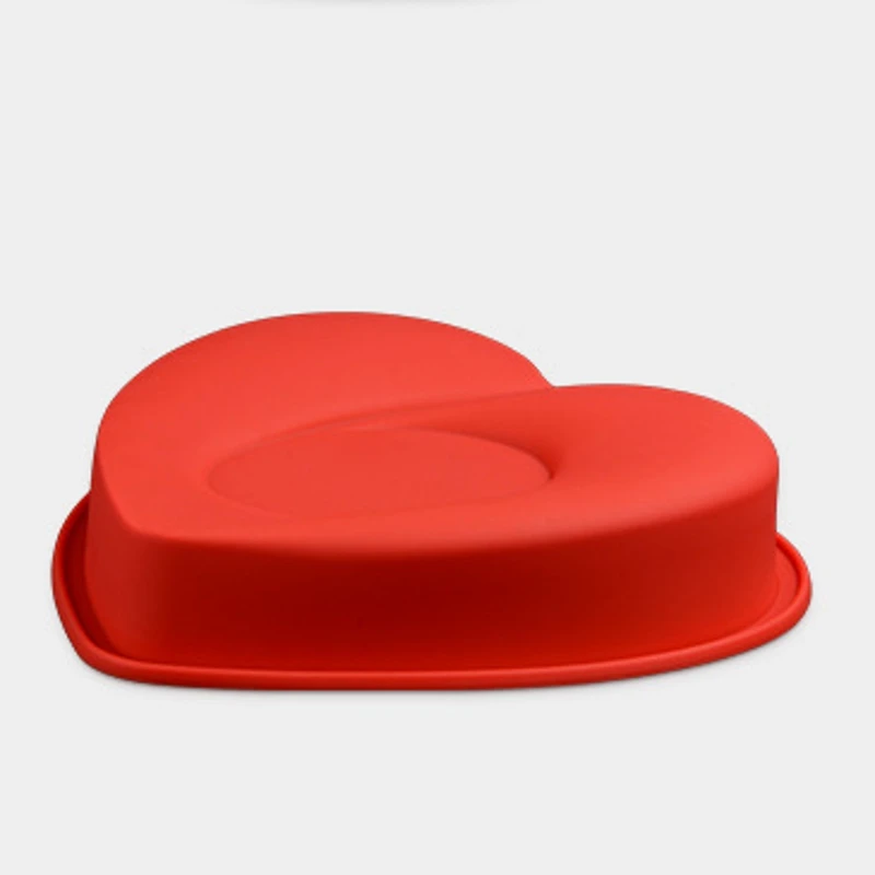 Антипригарная силиконовая форма для торта пиццы хлеба 9 дюймов|heart shaped cake|fondant