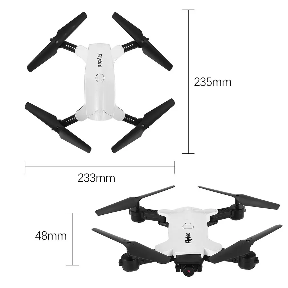 Радиоуправляемый Дрон Wifi FPV Квадрокоптер 720P камера Безголовый режим
