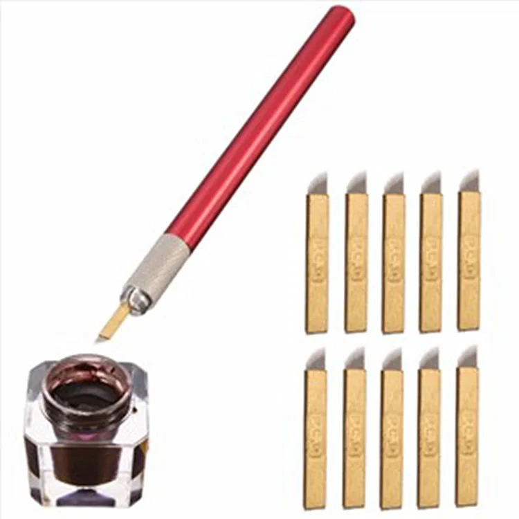 Практичный набор для макияжа микроблейдинг бровей начинающих практики боди