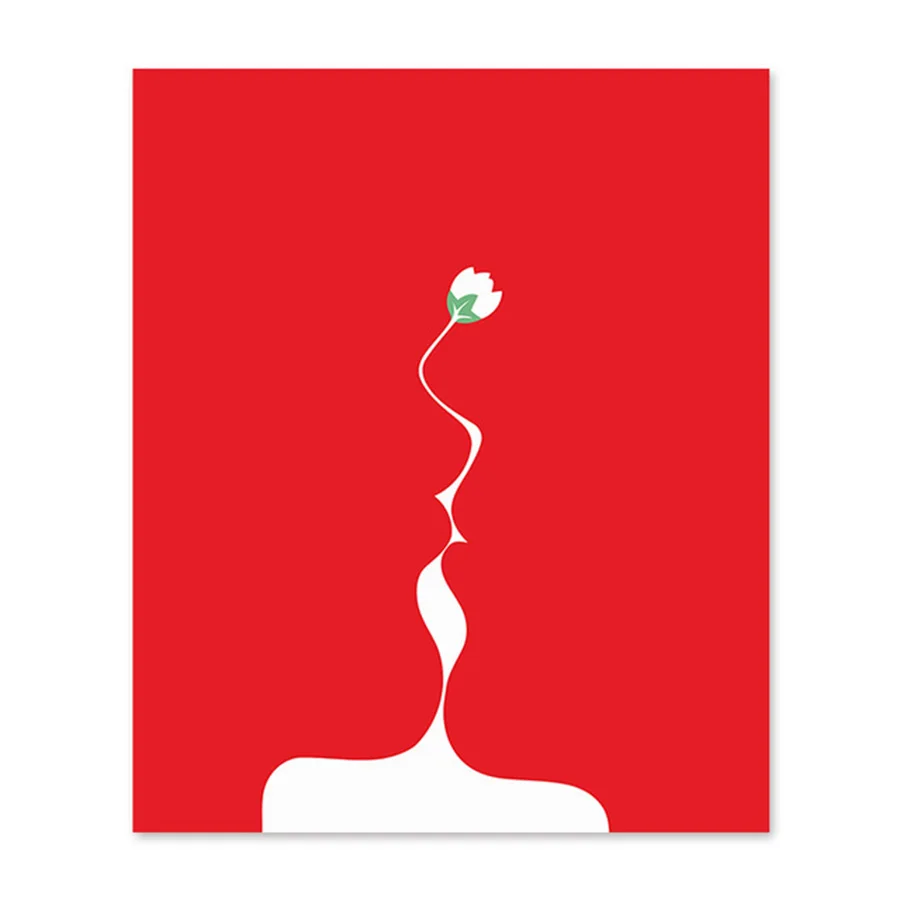 

Diy digital oil painting by numbers drawing hand painted picture Wall Decor pic one flower and red