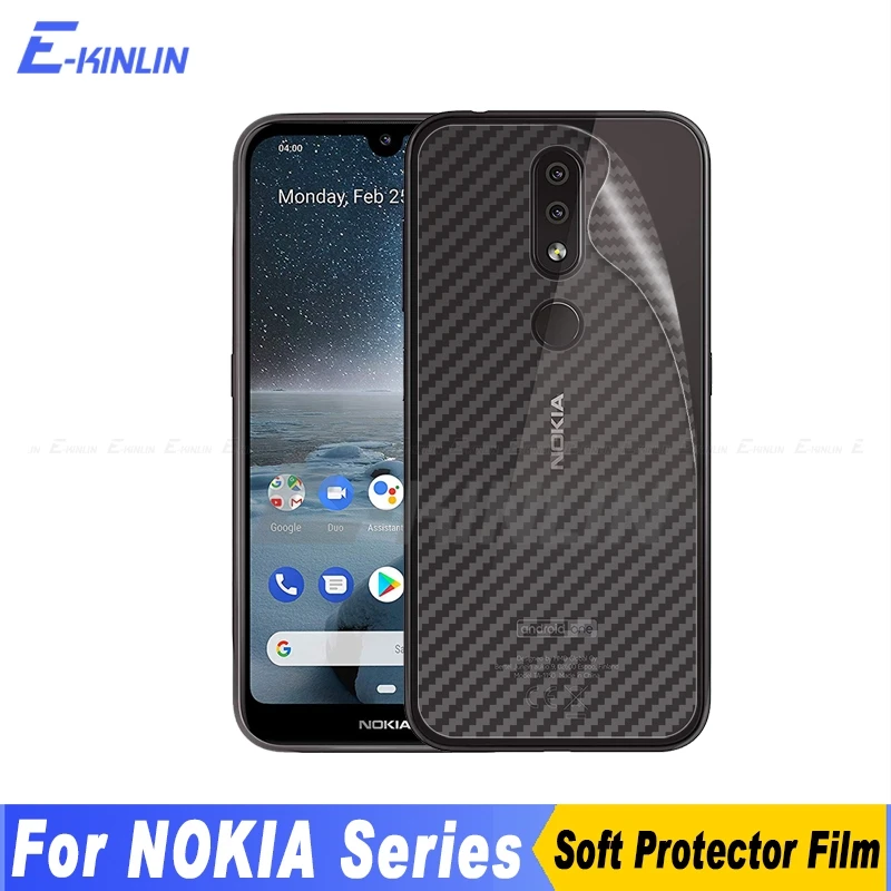3D Защитная пленка для задней панели из углеродного волокна Nokia 5 3 8 7 2 6 4 1