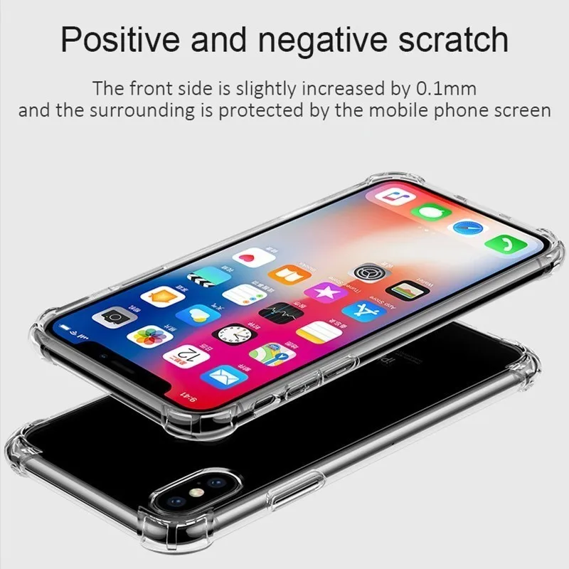 Элитный бренд чехол для Iphone 7 XS Max XR на возраст 6 8 S Plus Прозрачный телефона