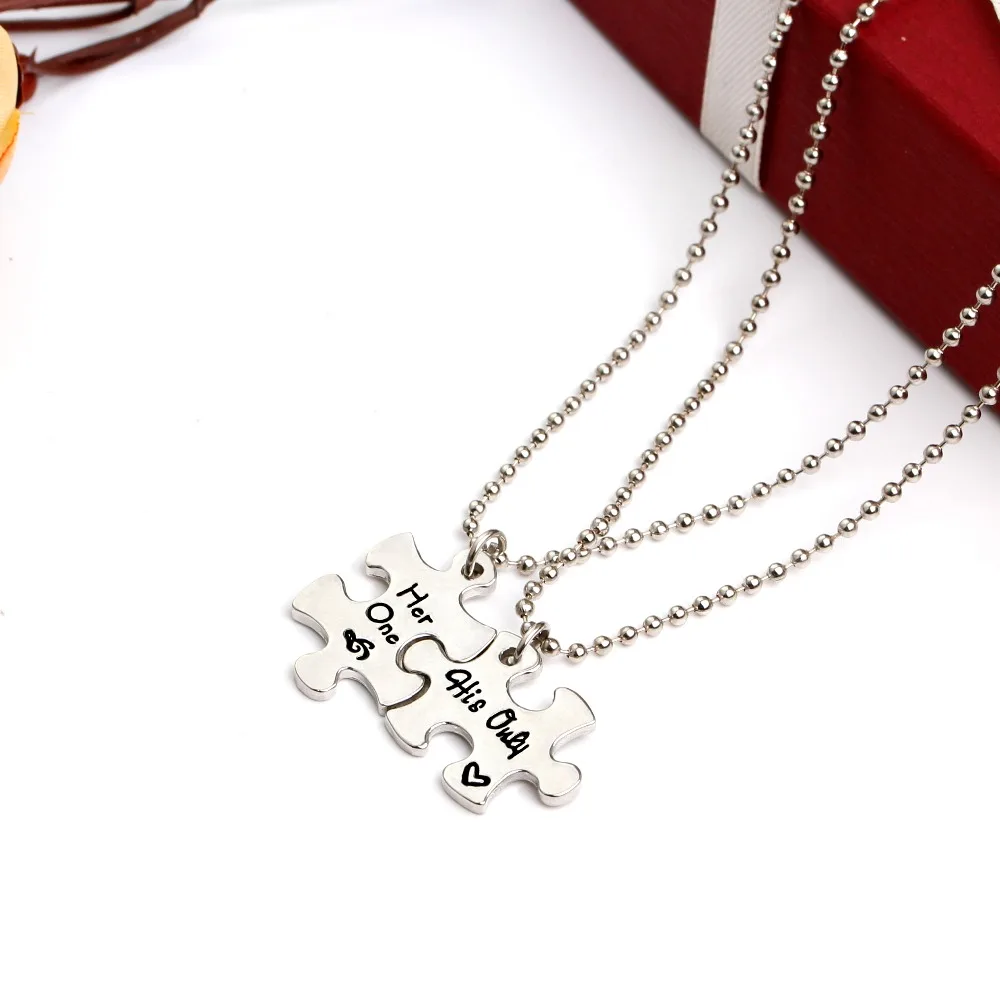 Его только ее одна пара ожерелье s Подвески из бисера chai ювелирные изделия