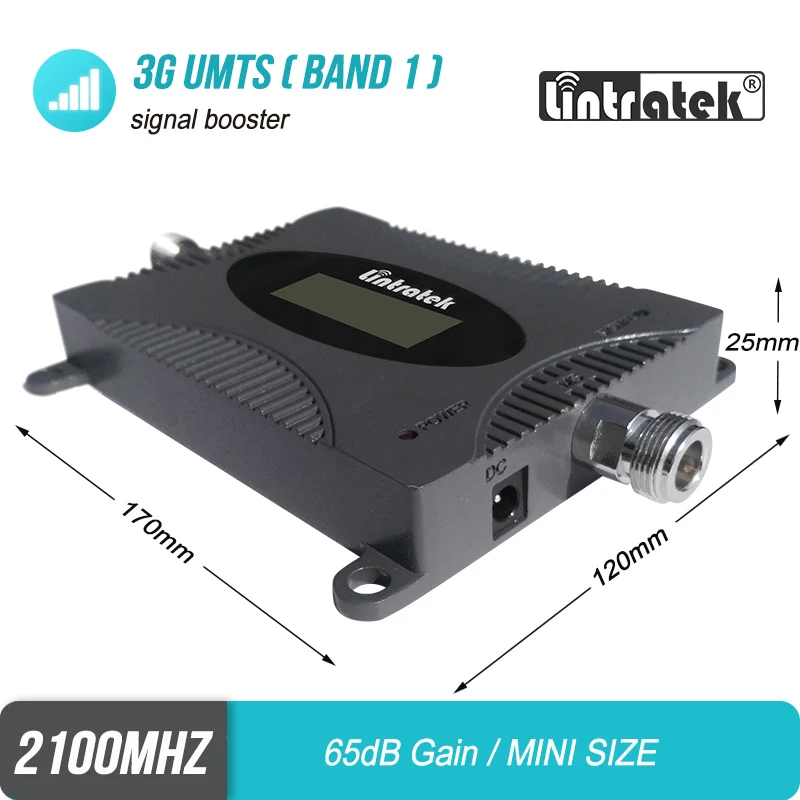 Усилитель сотового сигнала Lintratek 3G WCDMA UMTS 2100 МГц 65 дБ|Усилители сигнала| |