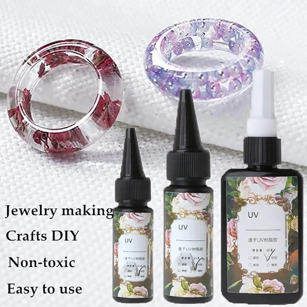 

10/25/50g Ultraviolet Curing DIY UV Resin for original Handmade Art Craft Jewelry Tools Making Decoration Alibaba Express
