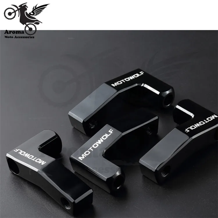 1 пара дополнительных зажимов для зеркала заднего вида мотоцикла дополнительные