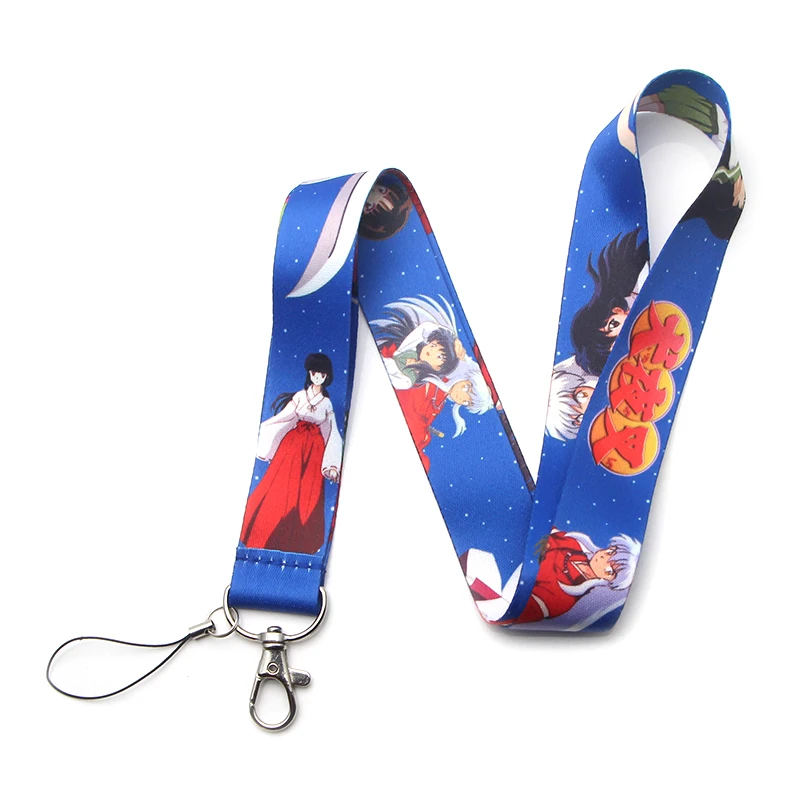 DMLSKY Cartoon Cute Lanyard Keychain for keys Badge ID Mobile Phone Key rings Women Neck Straps Accessories M3324 | Украшения и