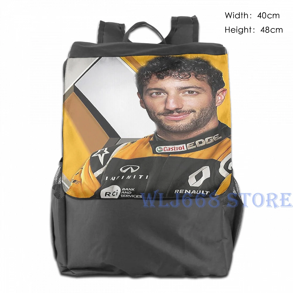 Забавные графические сумки с принтом через плечо для женщин Renault Daniel Ricciardo рюкзак на одно плечо для путешествий для мужчин спортивная сумка