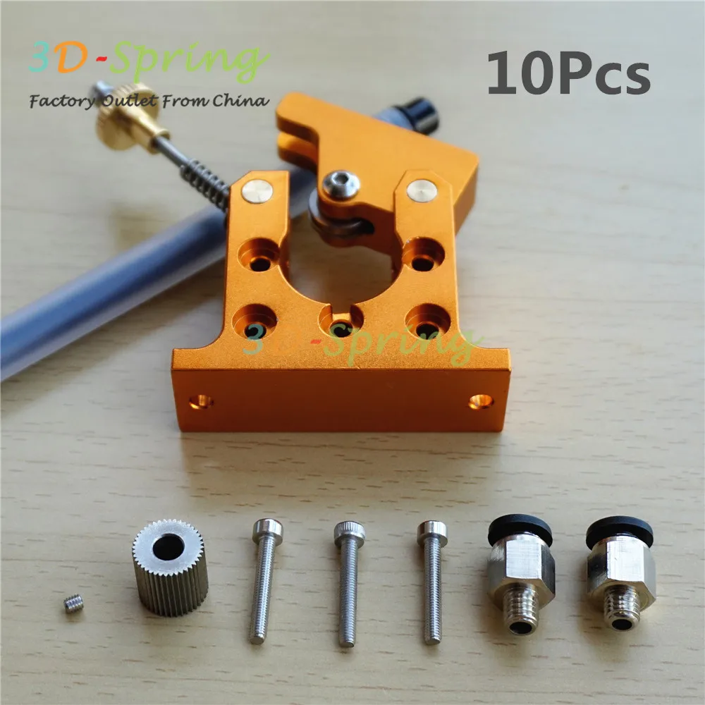 10 Шт. DIY Reprap Коссель цельнометаллический Шаг 42 Экструдер Боуден Экструдера