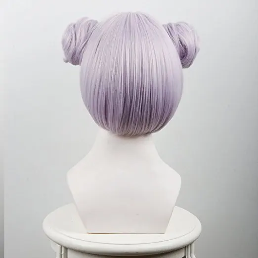 Kobayashi-san Chi no Maid Dragon Miss Kobayashi's Kanna Kamui Kamuy Kobayashi Cosplay Wig with Buns |