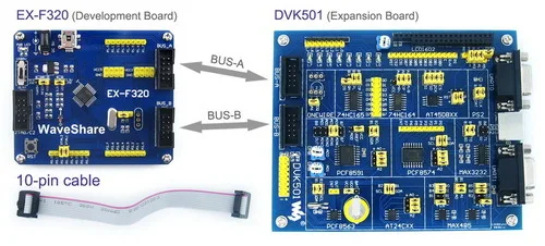 EX F320 Premium # C8051F320 C8051F макетная плата 8051 оценочный комплект + DVK501 системные