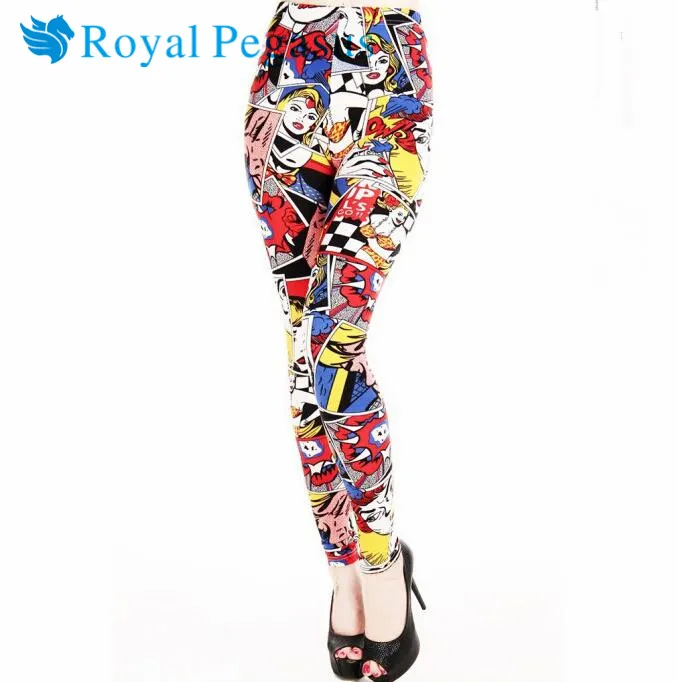 2017 красавицы печати дудлы леггинсы стрейч молоко шелк тонкий девять центов