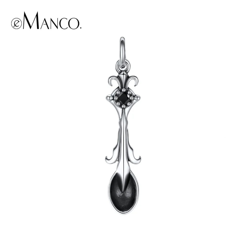 E-Manco 925 пробы Серебряный Готический Подвески оптовая продажа циркон ожерелья
