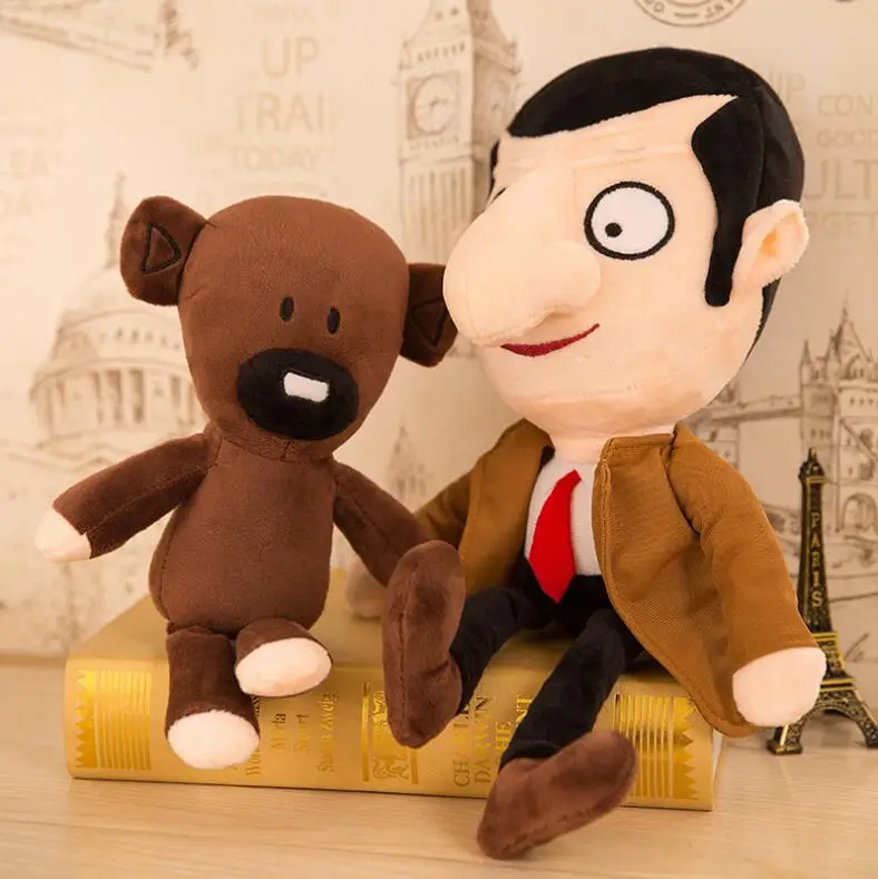 30 см Мягкая Плюшевая Кукла креативная Mr Bean мишки стильная футболка с
