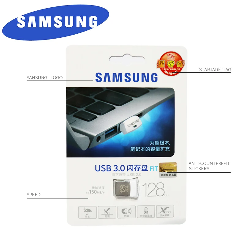 SAMSUNG USB 3 0 флэш-накопитель 128 Гб 64 ГБ 32 150 МБ/с./с мини-ручка маленький Pendrive карта