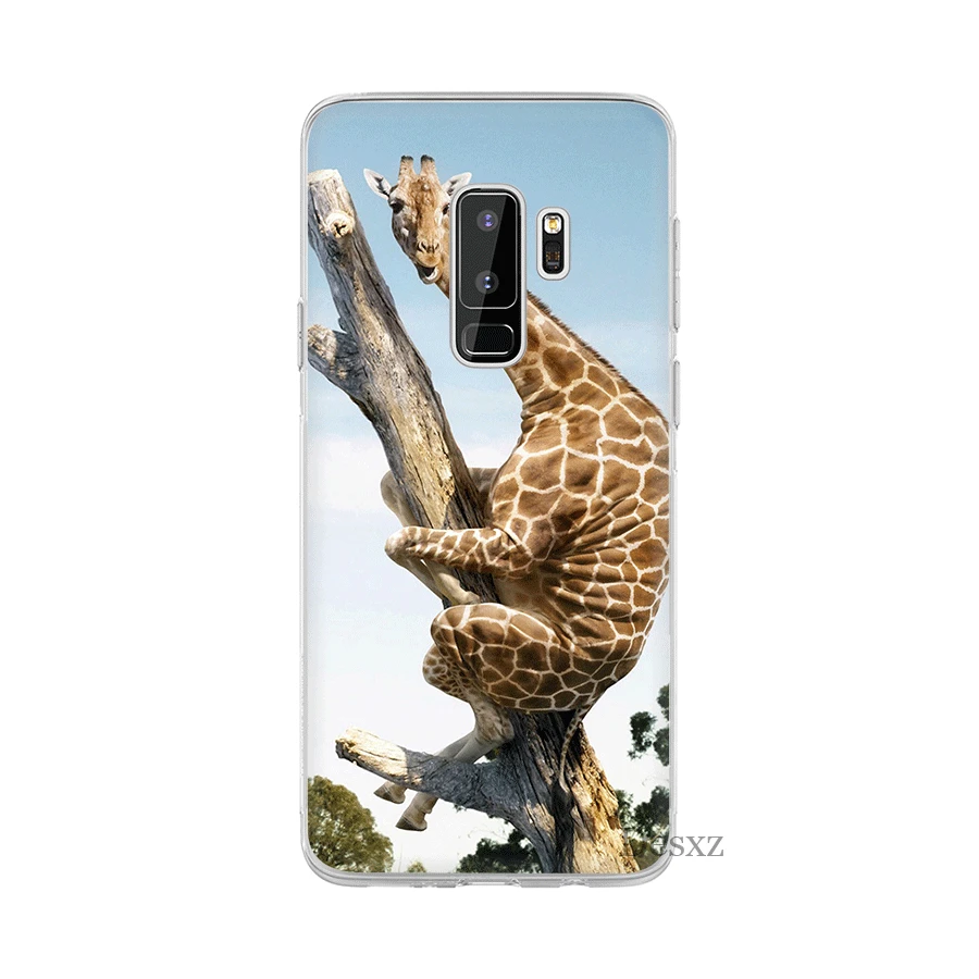 Чехол для мобильного телефона Desxz с изображением жирафа Samsung Galaxy S3 S4 S5 S6 S7 Edge S8 S9 S10