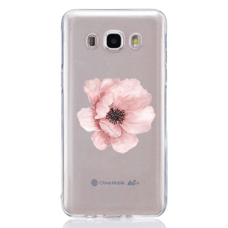 Чехол для телефона Samsung Galaxy J1 J3 J5 J7 J2 prime J120 J320 J330 J530F с красной бабочкой на белых