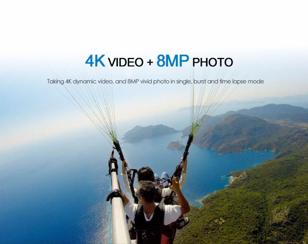 Оригинальная Спортивная Экшн-камера GitUp F1, wifi, ультра реальная, 4 K, wifi, 8MP, видеокамера, видеорегистратор, для улицы, для езды на велосипеде