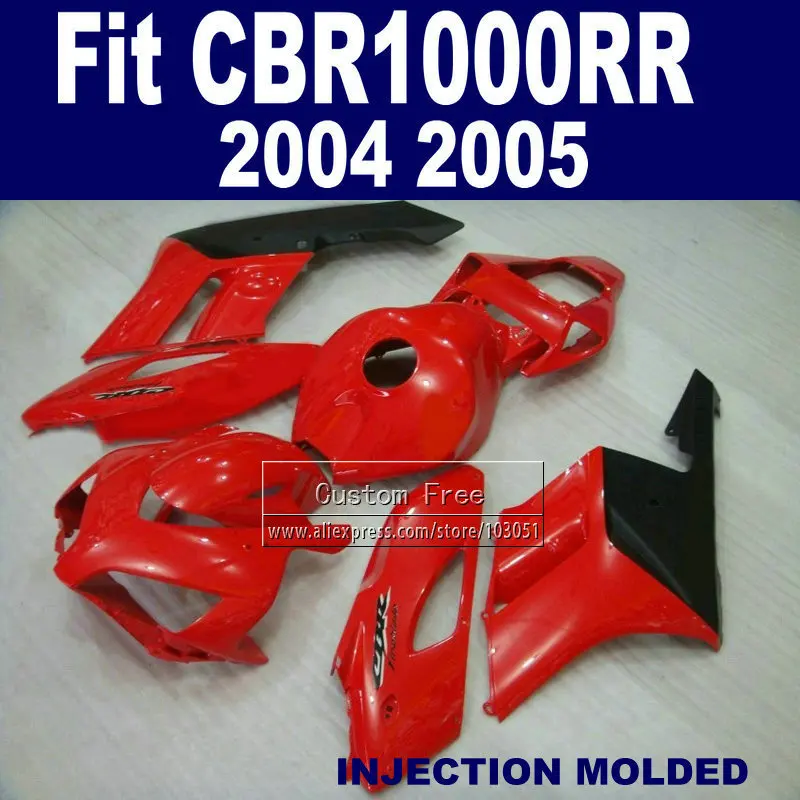 Набор обтекателей для Honda 2004 2005 CBR1000RR CBR 1000 RR 04 05 1000RR большой красный обтекатель|1000