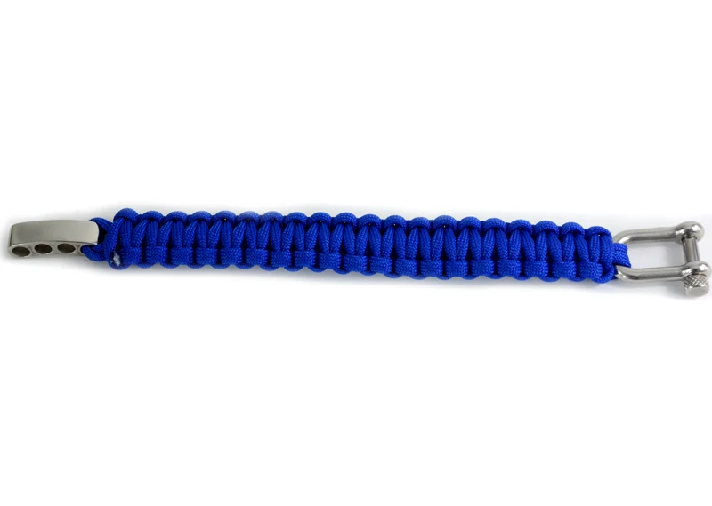 Браслет для выживания Paracord с регулируемой нержавеющей стали D сережка наружного
