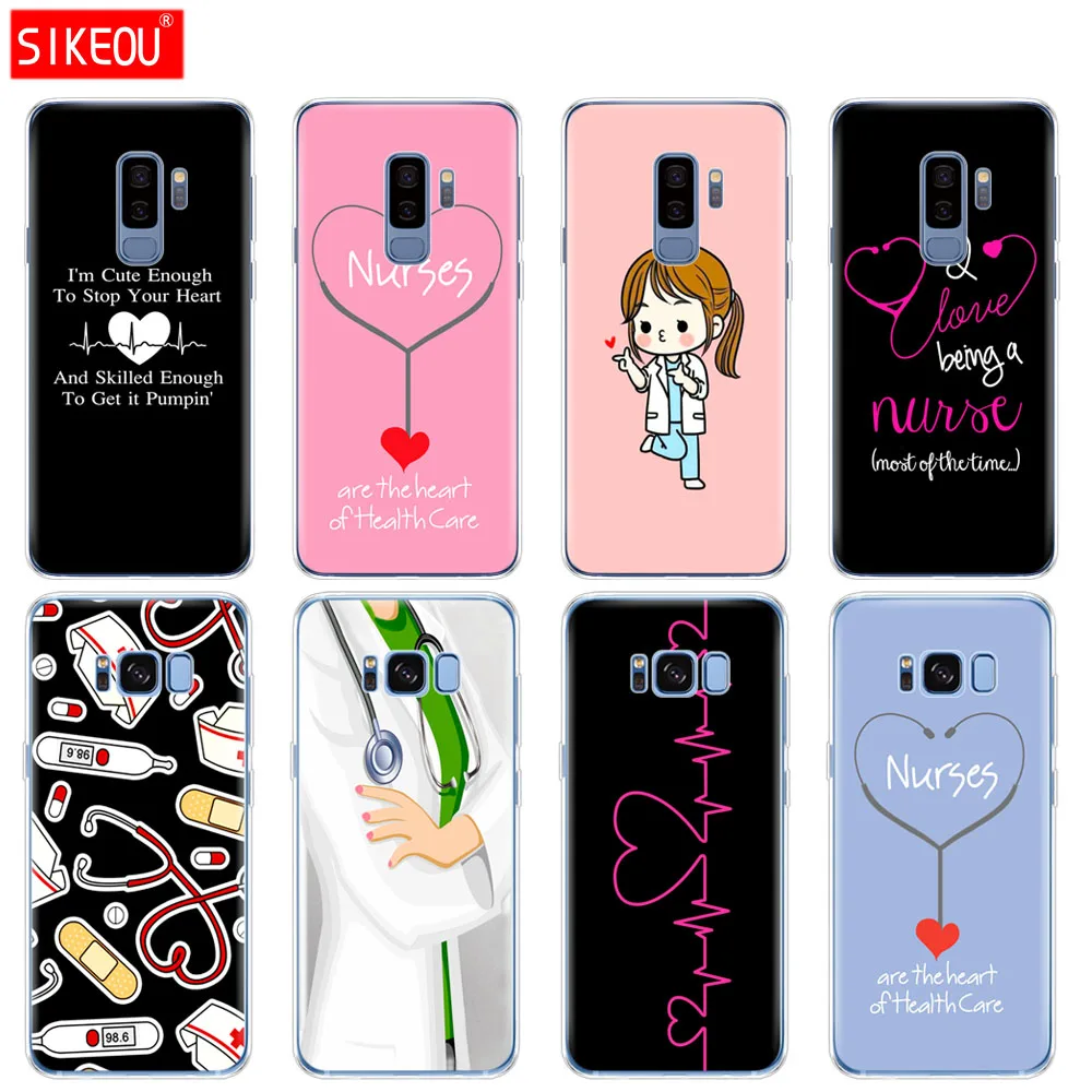 Силиконовый чехол для Samsung Galaxy S9 S8 S7 S6 edge S5 S4 S3 PLUS телефона медицинская медицина